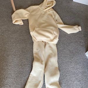 Beige tracksuit